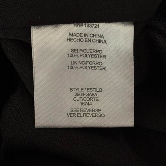 Black Floral Mini Dress M Long Sleeve Square Neck Ruffle Hem Cottagecore Chic - Picture 6 of 6